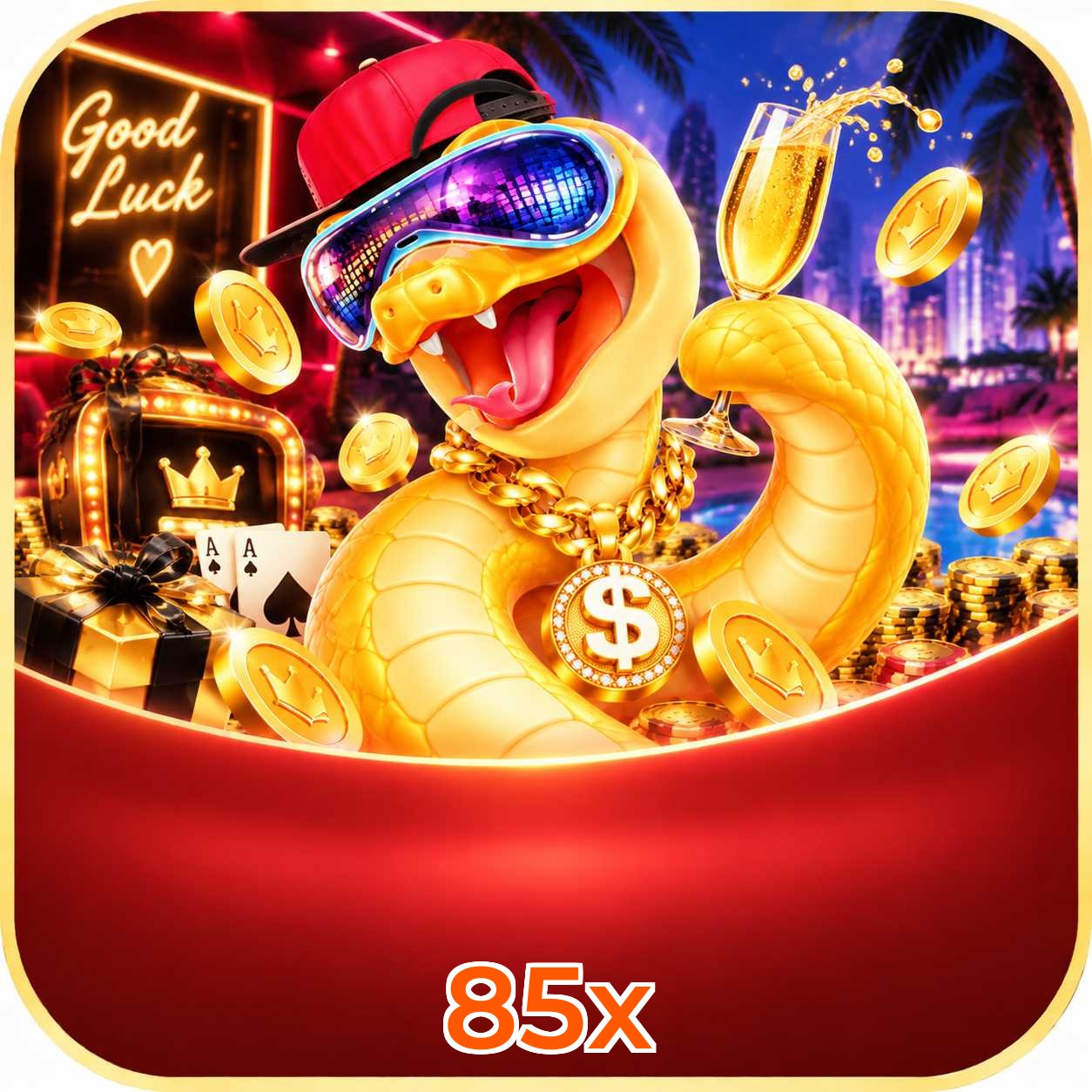 85x Logo